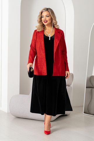 Платье МП-9867 черный