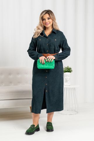 Платье А-2801 изумруд