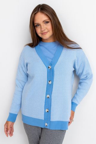 Джемпер Д-2521 небесный