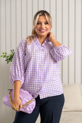 Блузка ТБ-119к сиренево-розовый