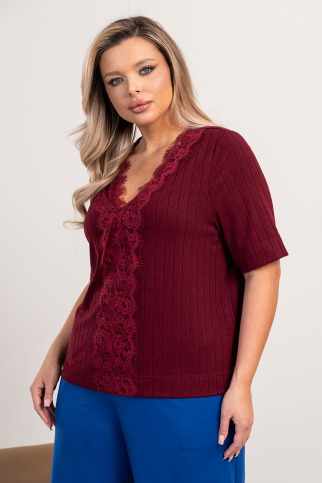 Блузка BL-25-40 бордовый