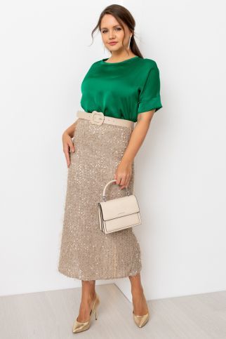 Юбка МЮ-6213 беж