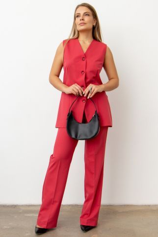 Брюки АБ-1004 кармин