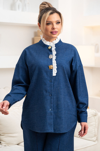 Рубашка МД-25 светло-синий